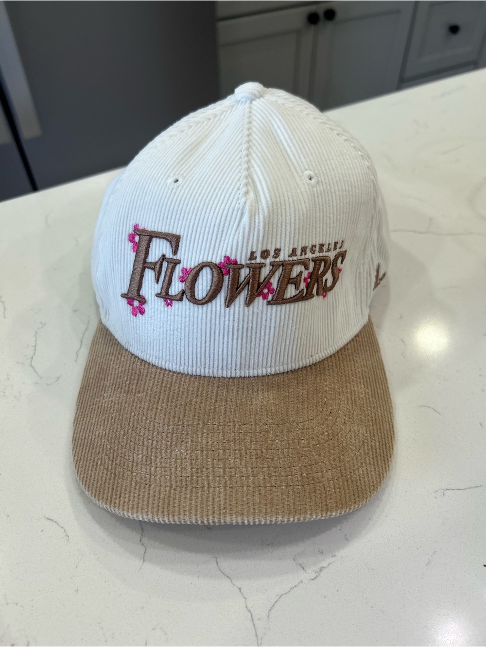 From Flowers Los Angeles Corduroy Snapback Hat Cap Memories Recreated